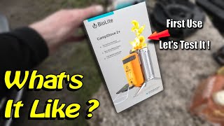 Biolite 2 Campstove  First Use Review [upl. by Anesusa]