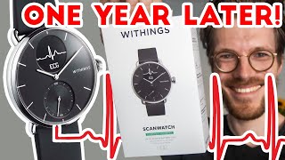 Withings Scanwatch Scientific Heart Rate Test One Year Later [upl. by Zoba]