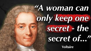 Voltaire Quotes About Women and Life that teach his Candide Philosophy and Ideas [upl. by Hotchkiss]