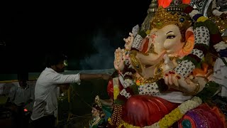 Ganesha Visarjan at Agara Lake in HSR layout 2024Bangalores Tradition  Parangipalya visarjan [upl. by Sew]