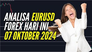 🔴 LIVE Analisa Forex Hari Ini EURUSD 07 Oktober 2024 forecastprediction today analysis [upl. by Savior]