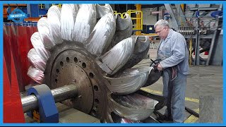 How To Build Hydroelectric Plant On High Mountain Pelton Turbine amp Generator Manufacturing Process [upl. by Elem]