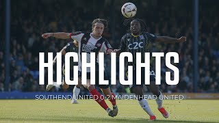 Highlights Southend United 02 Maidenhead United [upl. by Tri314]