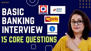 Bank Interview Questions amp Answers for Freshers  Private amp Public Bank Basic Interview Questions [upl. by Anahcra]