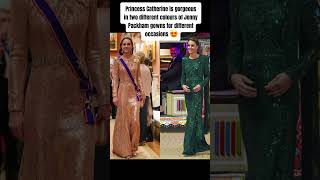 Princess Catherine gorgeous in two different colours of Jenny Packham gowns for different occasions [upl. by Selinda]