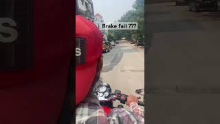 Brake fail please safe driving 😮👓 travel vlog snow adventure bike movlogs mk07vlogar [upl. by Edda]