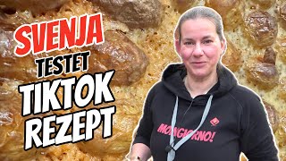 KäseKartoffeln vom Grill mit Dip  Svenja testet TikTok Rezept [upl. by Hurlee483]