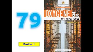 Oxygène en mathematique 3AC page 79 partie 1 ordre et opérations [upl. by Essilec]