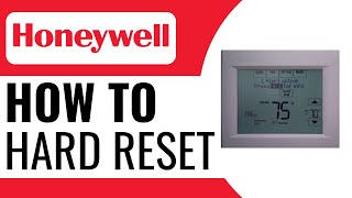 How To Hard Reset Honeywell VisionPro 8000 Thermostat  Full Guide 2024 [upl. by Ilrak]