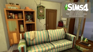 Messy Apartment  Pinecrest Apartments 402  Evergreen Harbor  The Sims 4  Stop Motion No CC [upl. by Veal]