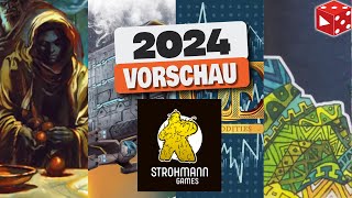 Vorschau Strohmann Brettspiel Neuheiten Frühjahr 2024 [upl. by Nnauol]