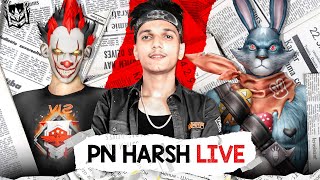 PN HARSH amp PN ROSE LIVE RANK PUSH TO GRANDMASTER 🤩🔥  PNHARSH SHORTS PNROSE FREEFIRELIVE [upl. by Elyrad]