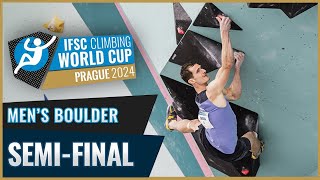 IFSC Men Boulder Semi Final PRAGUE 2024 🔥 [upl. by Verney]