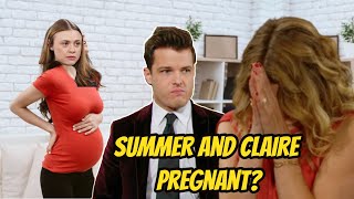 CBS YampR Spoilers Claire and Summer are both pregnant with Kyles child  who will he choose [upl. by Eelaras]