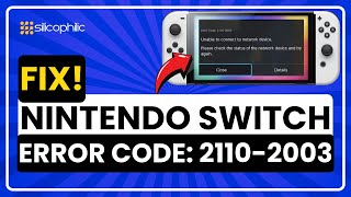 How to Fix Nintendo Switch Error Code 21102003 Easy StepbyStep Guide [upl. by Schouten]