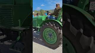 OldtimerTraktoren Warchalowski Steyr T190 Kurzschnauzer 15er amp Massey Ferguson [upl. by Akirdnuhs]