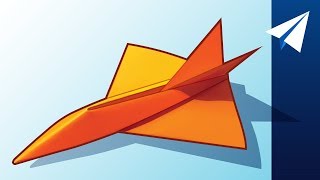 FLIES OVER 100 FEET — How to Make a Jet Paper Airplane  Diamondback Designed by Jayson Merrill [upl. by Barling]