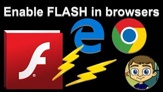 Enabling Flash in Google Chrome and Microsoft Edge Browsers [upl. by Haman263]