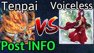 Tenpai Dragon Vs Voiceless Voice Post INFO YuGiOh [upl. by Maise]