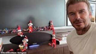 Top Celebrity Dad David Beckham Reveals His Favorite Christmas Game [upl. by Ifar407]