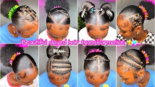 ✨🍂🍁 𝐅𝐚𝐥𝐥 𝐢𝐧𝐬𝐩𝐢𝐫𝐞𝐝 𝐒𝐥𝐞𝐞𝐤 𝐇𝐚𝐢𝐫𝐬𝐭𝐲𝐥𝐞𝐬  🐦‍🔥Braided hairstyles  slayed edges on straight hair 🤎🧊 [upl. by Ananna]