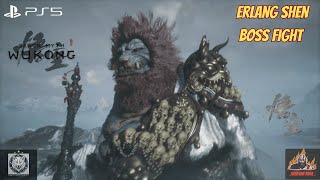 Erlang Shen Boss Fight Black Myth Wukong Gameplay Walkthrough [upl. by Tailor151]