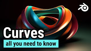 Curves amp Curve Modifier in Blender  Beginner Tutorial [upl. by Hogg967]