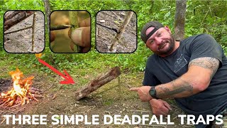 Corporals Corner MidWeek Video 13 Three Simple Breakaway Deadfall Traps [upl. by Nhar]