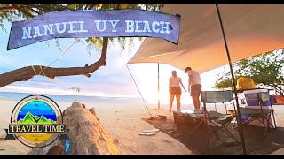 Beach Camping  Manuel Uy Beach Resort  Beach Campsite in Calatagan Batangas 2023  Montero Sports [upl. by Ahsehat]