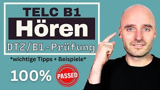 Hörverstehen B1 So schaffst du die TELC DTZ B1Prüfung [upl. by Yona177]