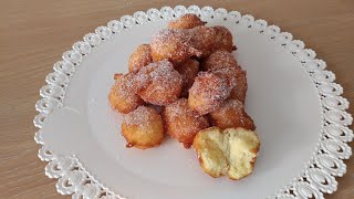 Castagnole di ricotta  ricetta facile e veloce  buone e soffici [upl. by Atinar]