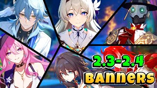 Version 23 and 24 Upcoming Characters Banners Roadmap including Reruns  Honkai Star Rail [upl. by Treb]