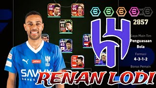 REVIEW RENAN LODI BEK TANGGUH DARI AL  HILAL EFOOTBALL 2025 [upl. by Aseral574]