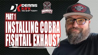 Installing Cobra Fishtail Exhaust with ProfessionalMonkey  Part One [upl. by Sellig]