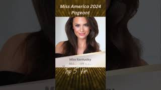 Miss America Top 5 Finalists 2024 Pageant missamerica finalists [upl. by Chemarin]