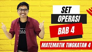 ULANGKAJI Matematik SPM KSSM Bab 4  Operasi Set  Pelengkap Bagi Kesatuan Set  Tingkatan 4 [upl. by Jeffie51]