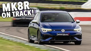 FLAT OUT in a MK8 Golf R ON TRACK [upl. by Elag]