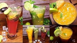 Non Alcoholic 3 Mocktails  Drinks to try at home  3 Mocktails Recipes [upl. by Burtie]