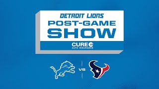 Lions vs Texans Week 10  Detroit Lions Live CURE Auto Insurance Postgame Show [upl. by Erin74]