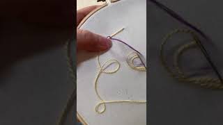 How to  Couching Stitch [upl. by Anytsirhc]