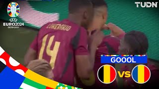 ¡Gol de vestidor ¡Gol de TIELEMANS  Bélgica 10 Rumania  UEFA EURO 2024  J2  TUDN [upl. by Japheth]