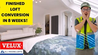 Incredible Velux Loft Conversion  Finished In 8 Weeks [upl. by Gnay562]