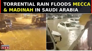 Saudi Arabia  Heavy Rain Flood Hits Holy Cities Red Sea Coast Submerged Warning Across 8 Regions [upl. by Nihs]