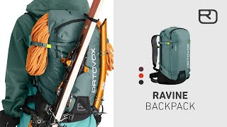 ORTOVOX Backpack RAVINE機能紹介 [upl. by Badr]