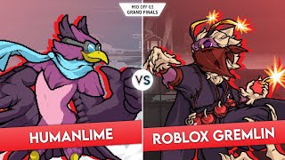 humanlime Wrastor vs Roblox Gremlin Mollo Elliana  Mid Off 63 Grand Finals [upl. by Ahsinrat]