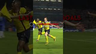 Top 10 Last Minute Goals Of All Time Part2 shorts football fyp [upl. by Sesiom588]