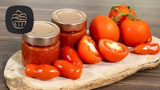 Tomatensauce selber einkochen 🍅  Frisch und lecker [upl. by Irret]