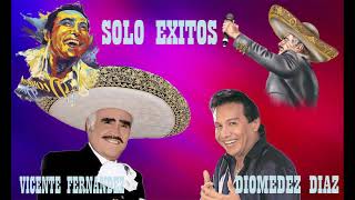 Diomedes días y Vicente Fernández Ranchenato 22 éxitos Full Audio [upl. by Louanne754]