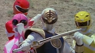 Mighty Morphin Power Rangers  A Different Shade of Pink  Power Rangers vs Goldar and Rito Revolto [upl. by Latricia263]