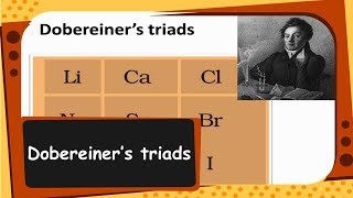 Chemistry  Dobereiner’s Triads  Periodic Classification of Elements  Part 1  English [upl. by Pry309]